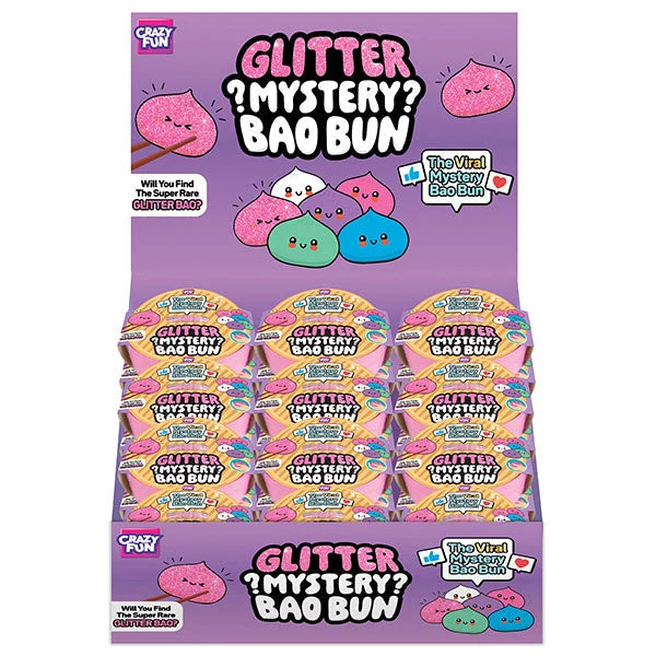 RMS Pink Glitter Bao Bun