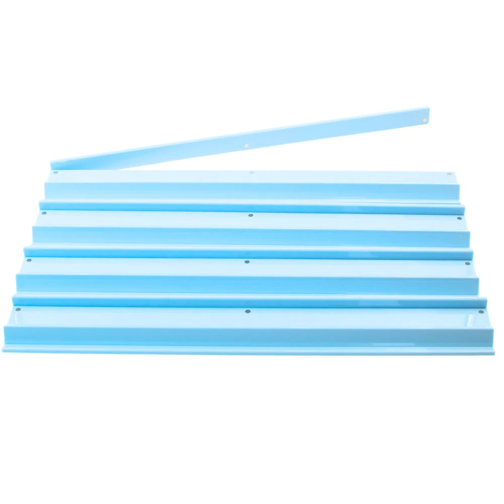 Premium Acrylic Mahjong Rack | Solid Macaron Blue