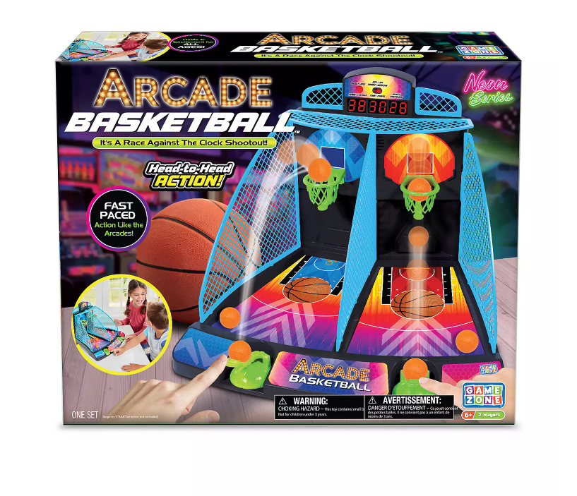 Game Zone Arcade Interactive Multiplayer Tabletop Basketball