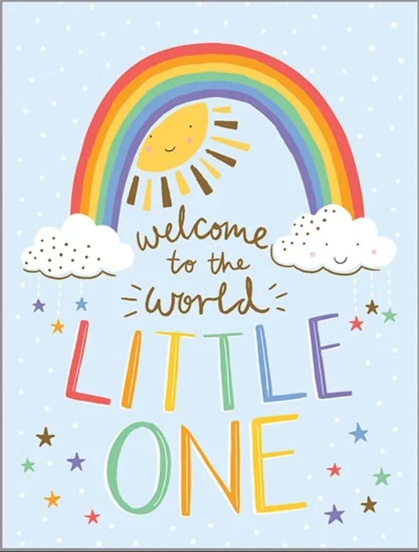 Baby Rainbow Card