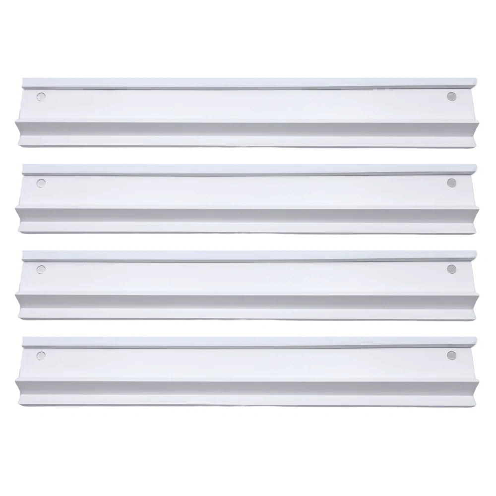 Wooden Mahjong Racks with Magnetic Pushers | Bright White