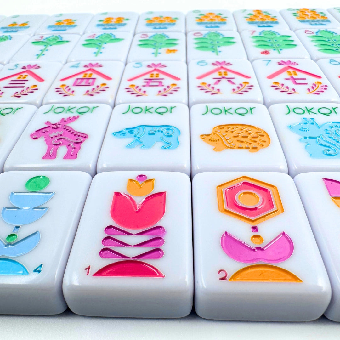 The Scandinavian Folk Art Series | Mahjong with Nordic Style