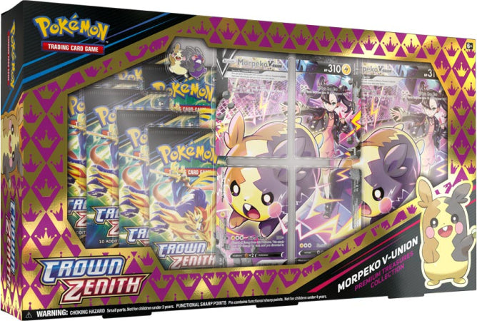 Pokemon TCG - Sword and Shield 12.5 - Crown Zenith - Premium Treasures Collection Morpeko V-Union