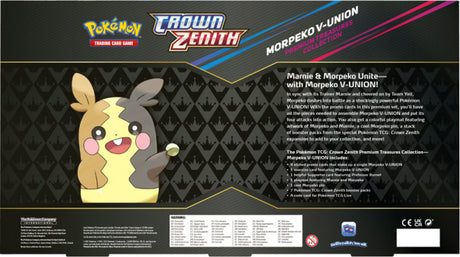 Pokemon TCG - Sword and Shield 12.5 - Crown Zenith - Premium Treasures Collection Morpeko V-Union