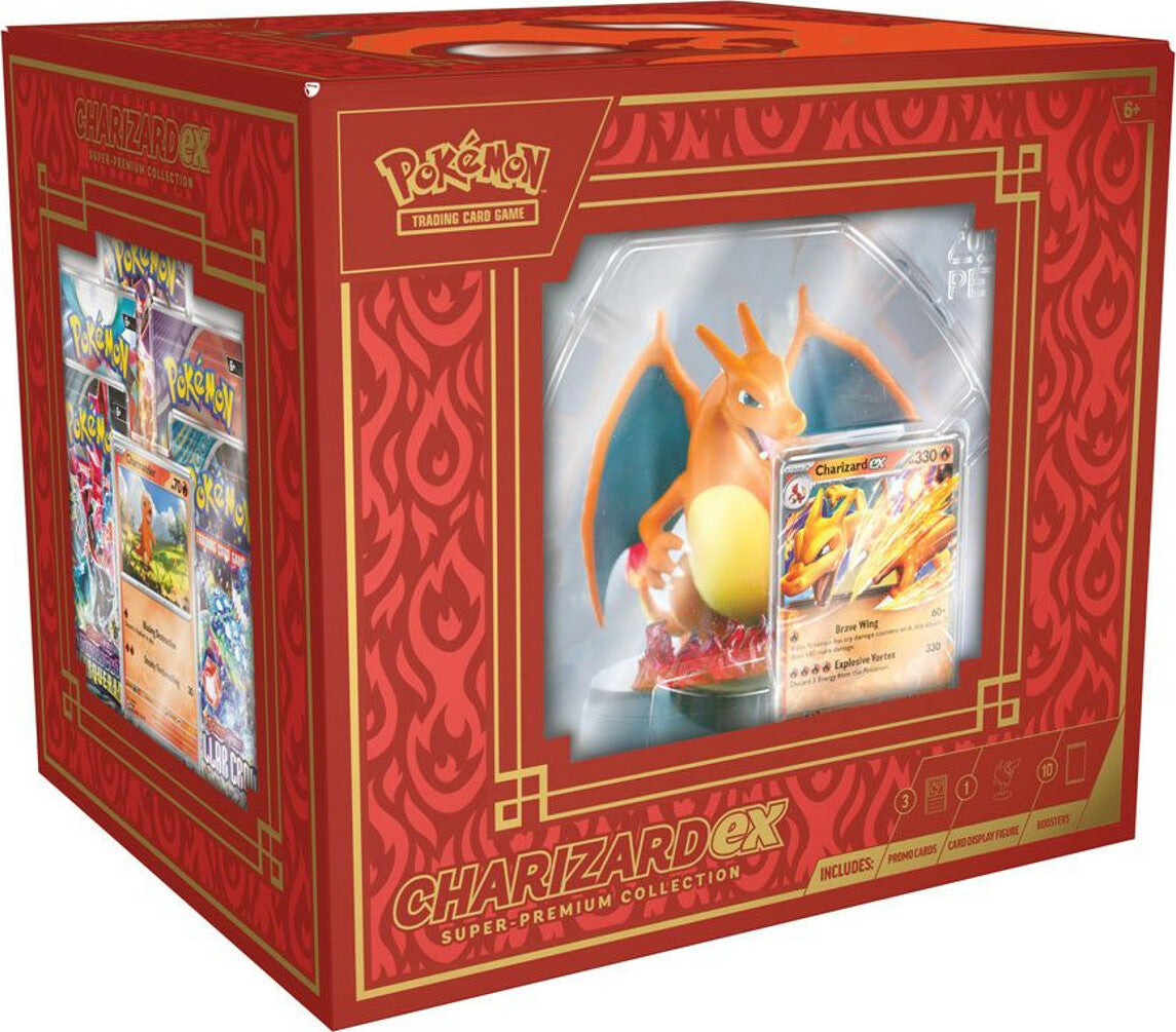 Gingerbread Charizard Pokemon TCG: Charizard ex Super-Premium Collection - Gingerbread House Toys