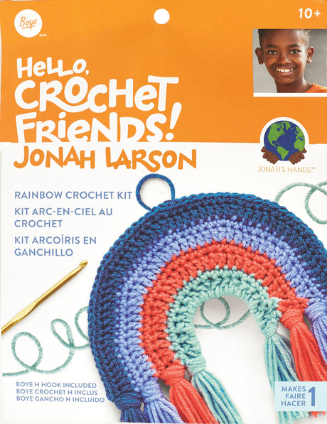 Jonah Crochet Rainbow Wall Hanging Kit