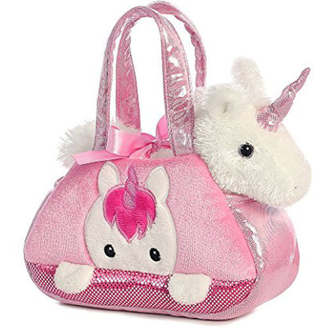 Aurora World Fancy Pals Pet Carrier, Peek-A-Boo Unicorn
