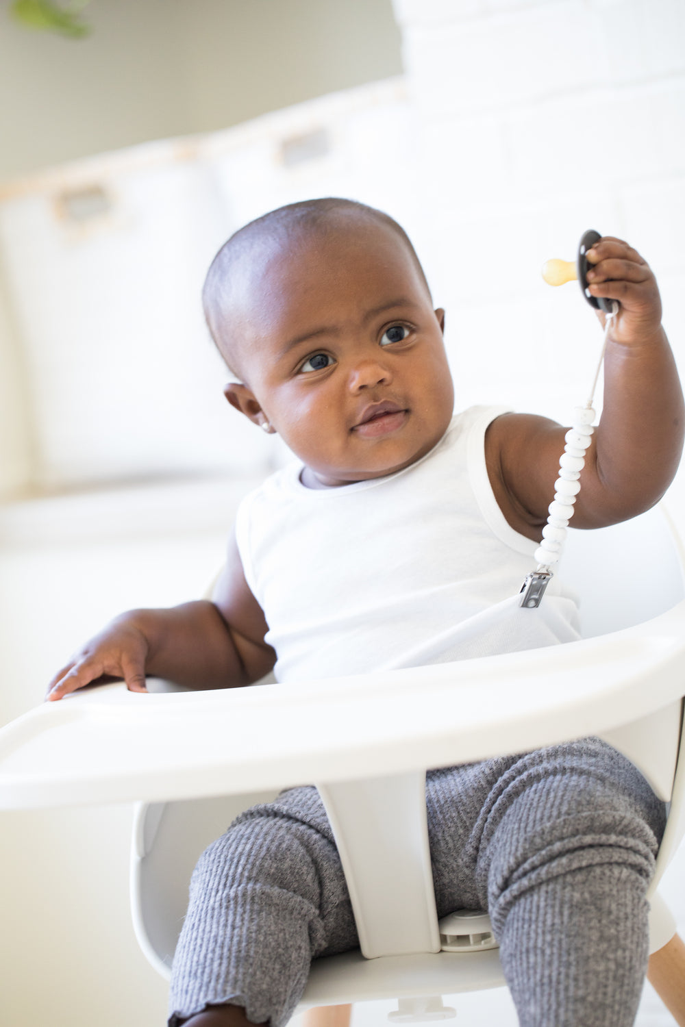 Speckled Pacifier Clip