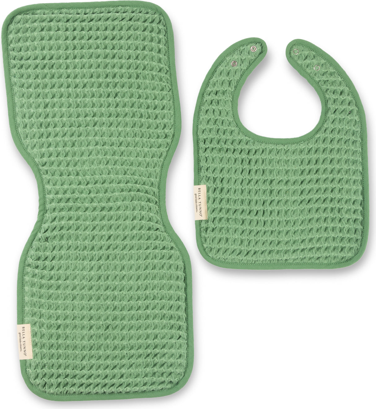 Reversible Bib + Burp Set Sea Foam