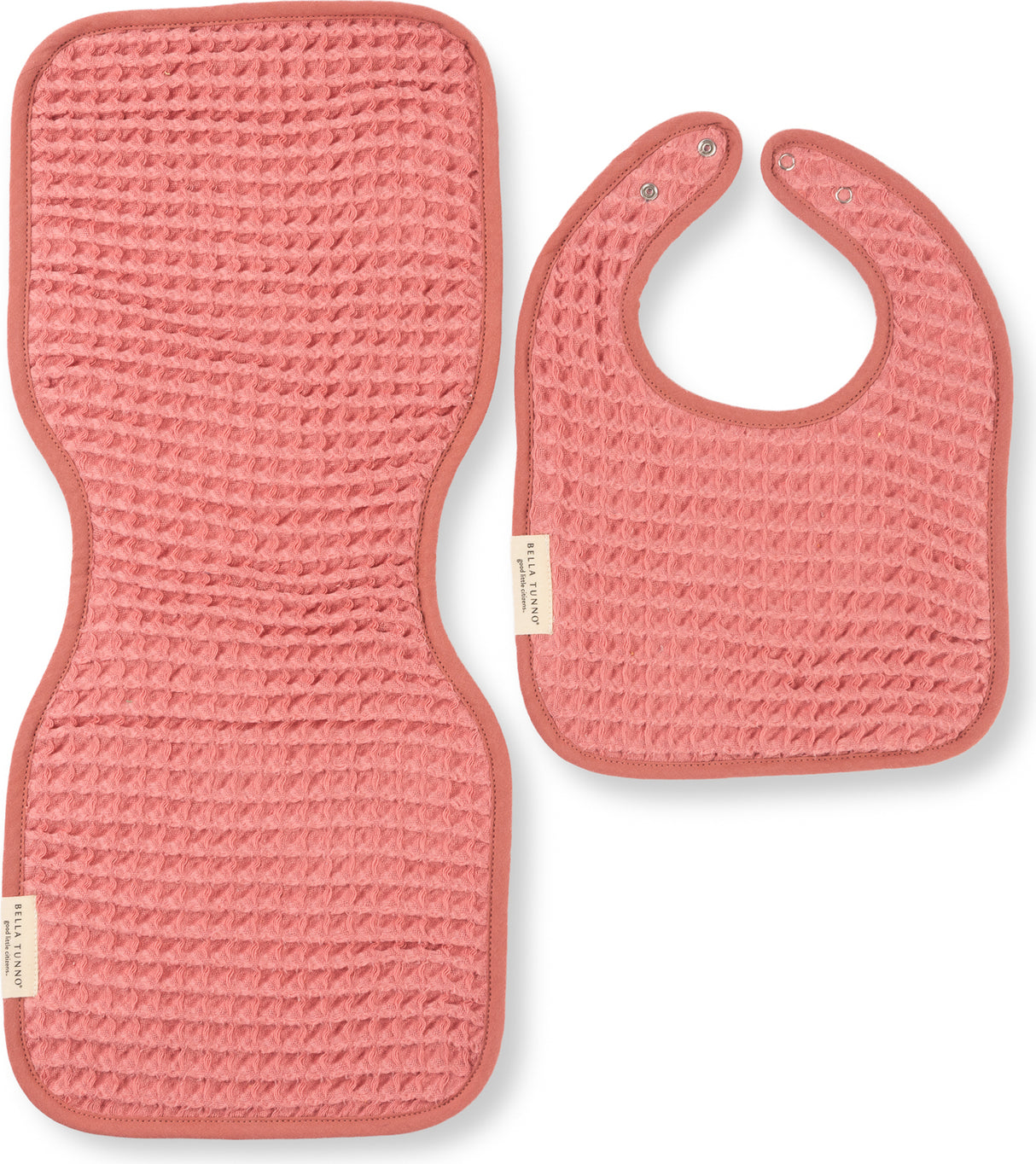 Reversible Bib + Burp Set Watermelon