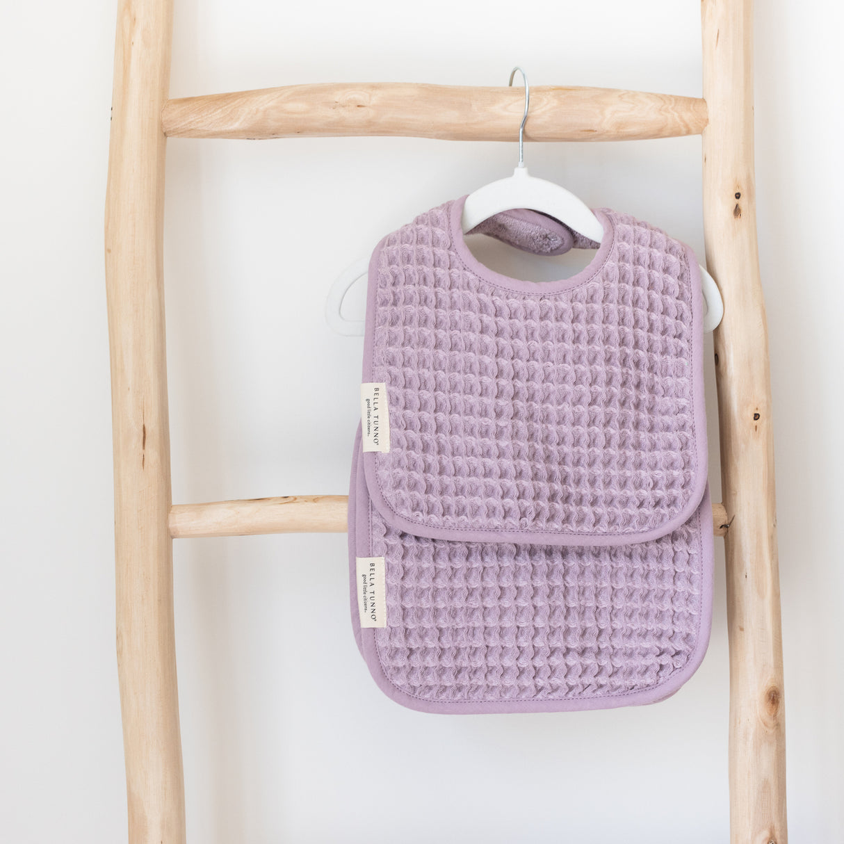 Reversible Bib + Burp Set Orchid