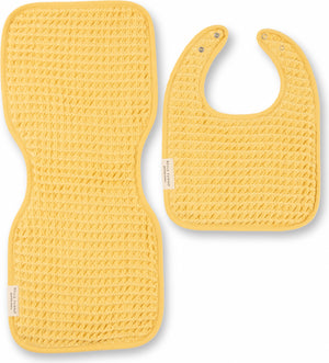 Reversible Bib + Burp Set Sunshine