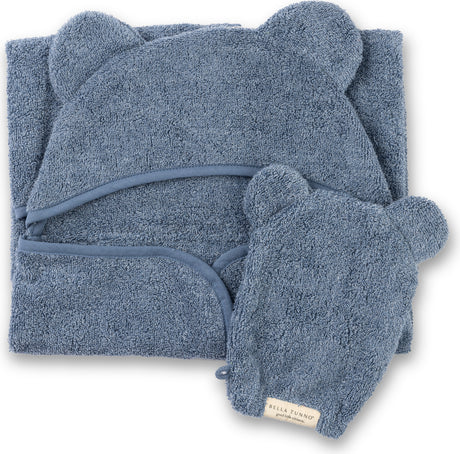 Hooded Towel + Wash Mitt Set Rain