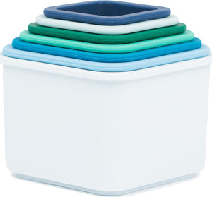 Cool Blue Happy Stacks