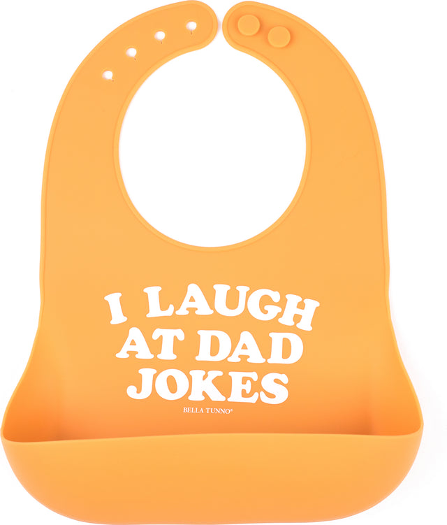 I Laugh at Dad Jokes Wonder Bib