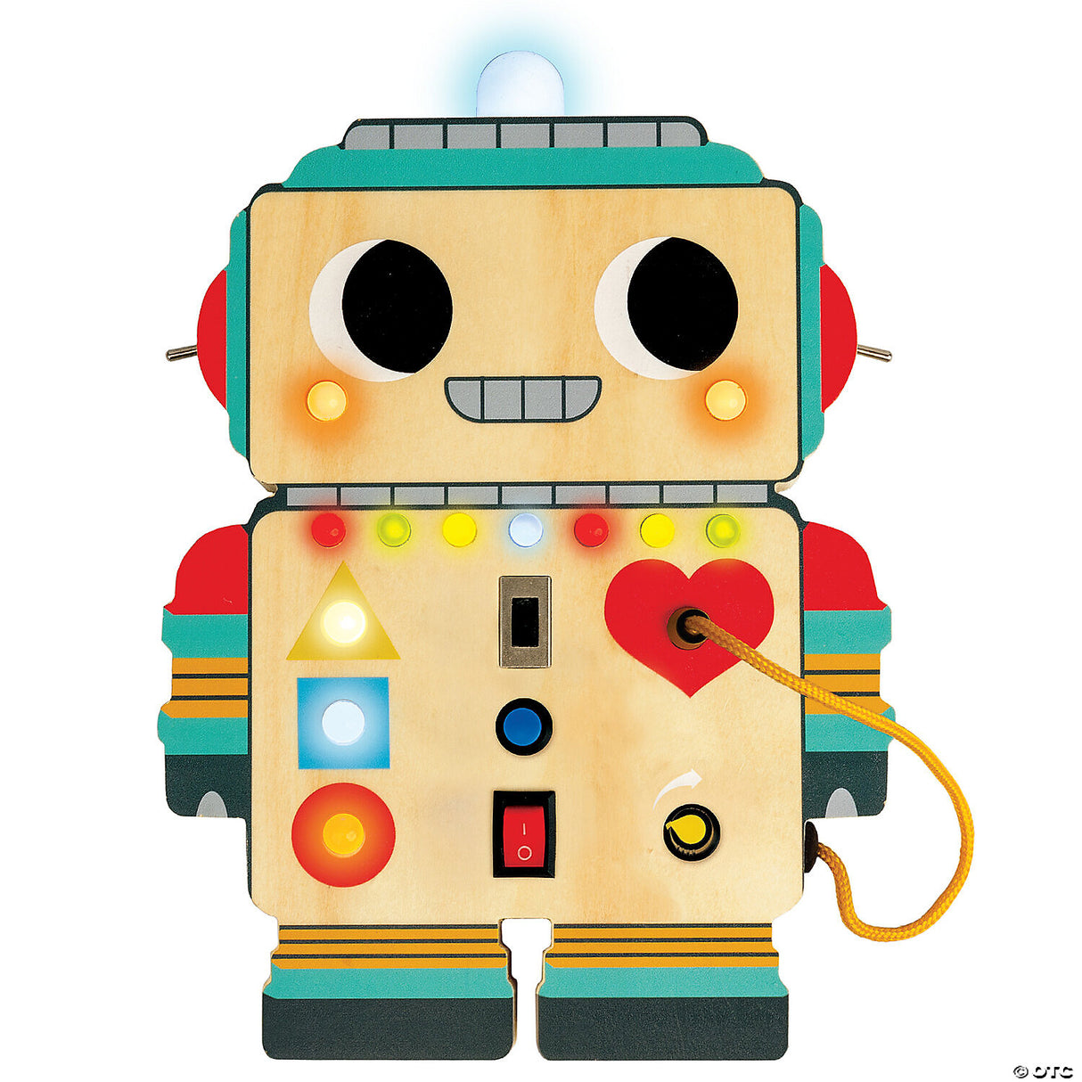 Blinkity Bot Light Up Busy Board for Toddlers