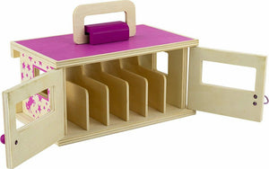 Unicorn Magic Wood Carry Stable with 6 Unicorns