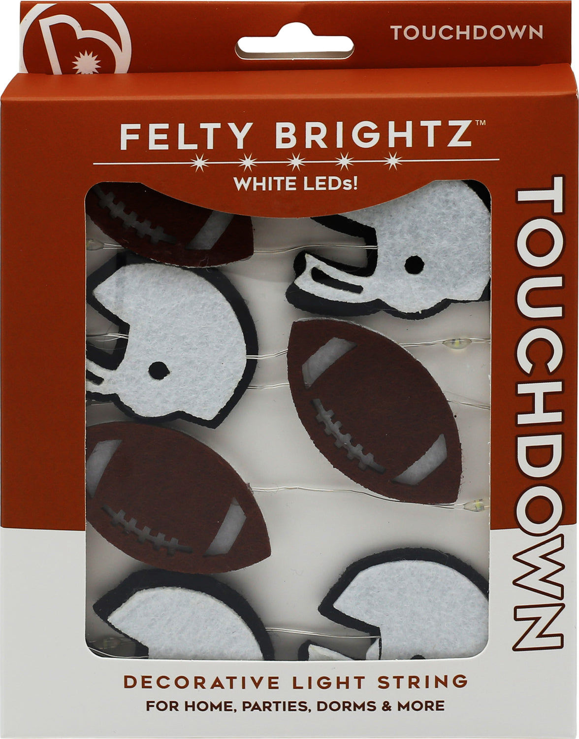 Feltybrightz Touchdown Decorative Felt Icon Led Light String