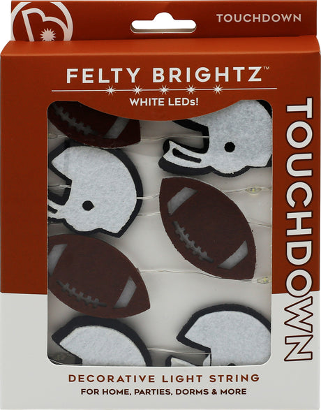 Feltybrightz Touchdown Decorative Felt Icon Led Light String