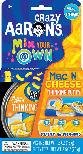 Mac & Cheese - Mix It Full Size 4" Thinking Putty Tin