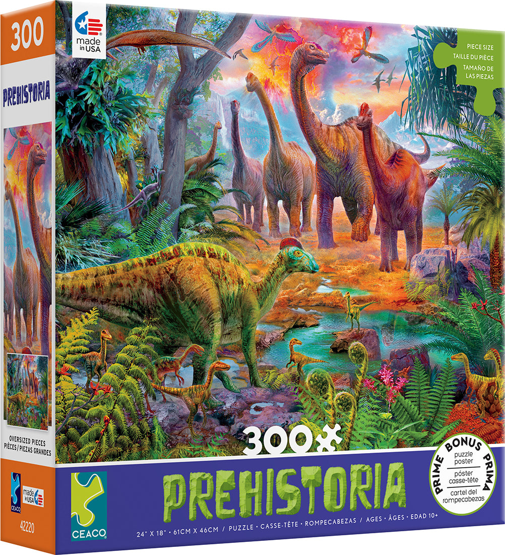 300 Piece Oversized Prehistoria (assorted)
