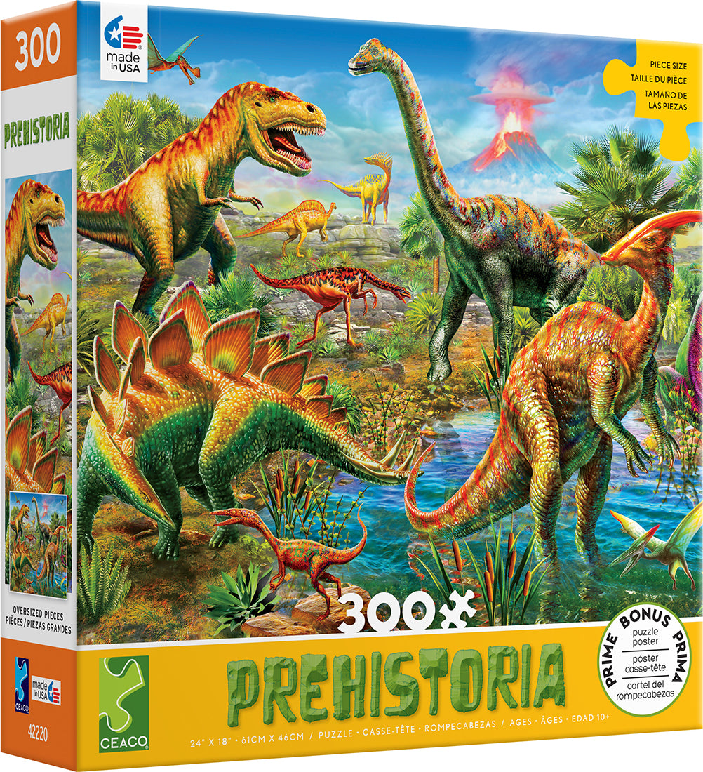 300 Piece Oversized Prehistoria (assorted)