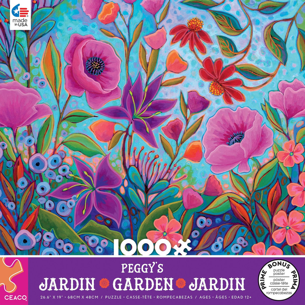 1000 Pc Peggy's Garden