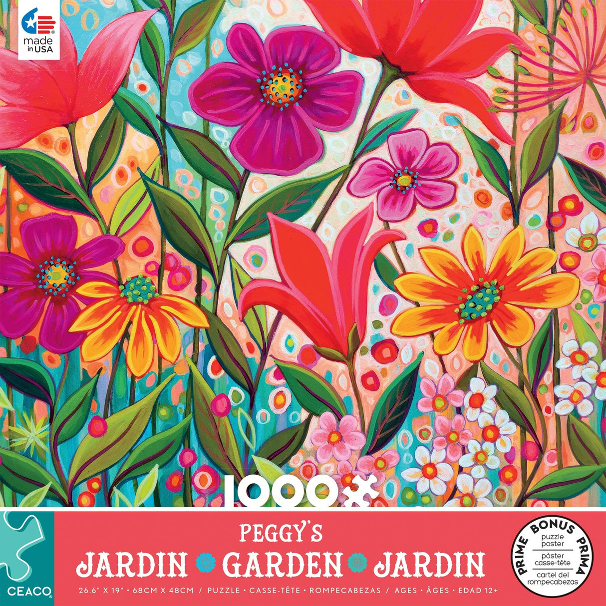 1000 Pc Peggy's Garden
