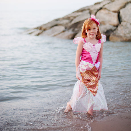 Mermaid Lilac Dress & Headband (Size 5-6)