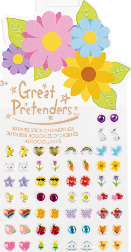 Spring Flowers Sticker Earrings