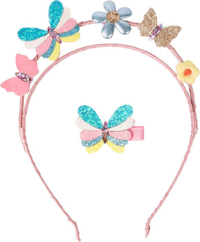Butterflies for Days Headband & Clip