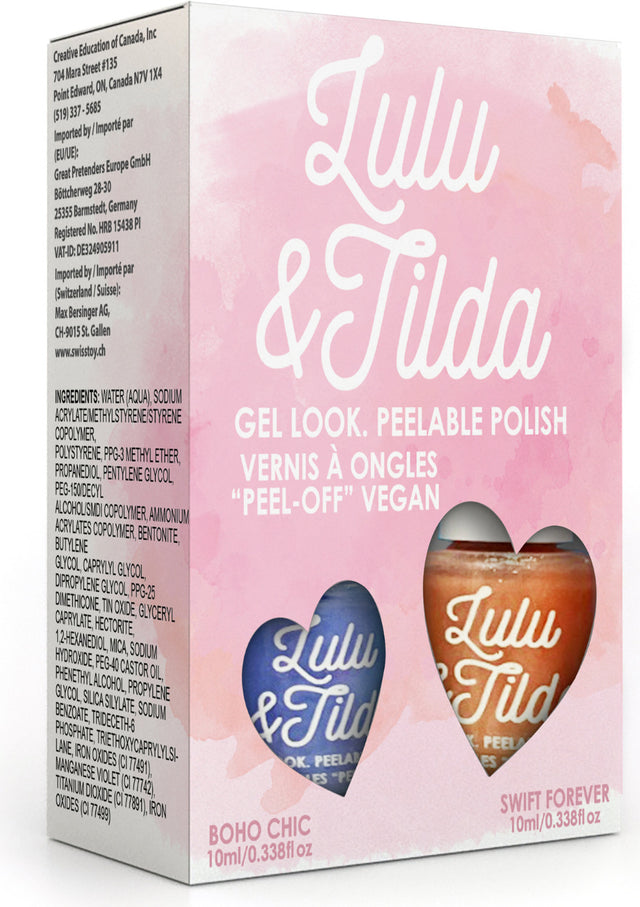 Boho Forever Nail Polish Set, Peelable Nail Polish Set