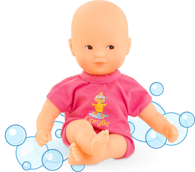 Corolle Mini Baby Bath - Pink, 8"