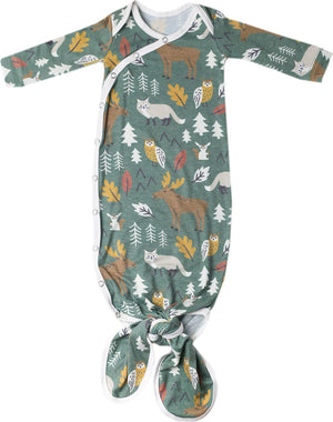 Atwood Newborn Knotted Gown