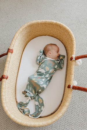 Atwood Newborn Knotted Gown