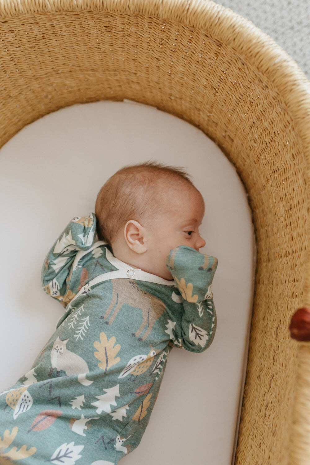 Atwood Newborn Knotted Gown