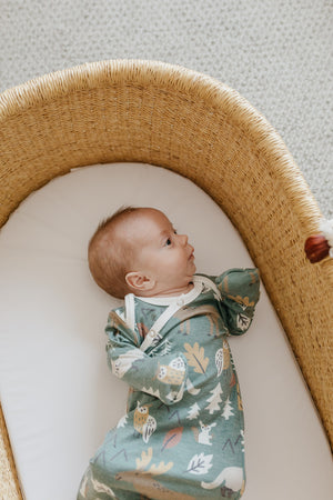 Atwood Newborn Knotted Gown