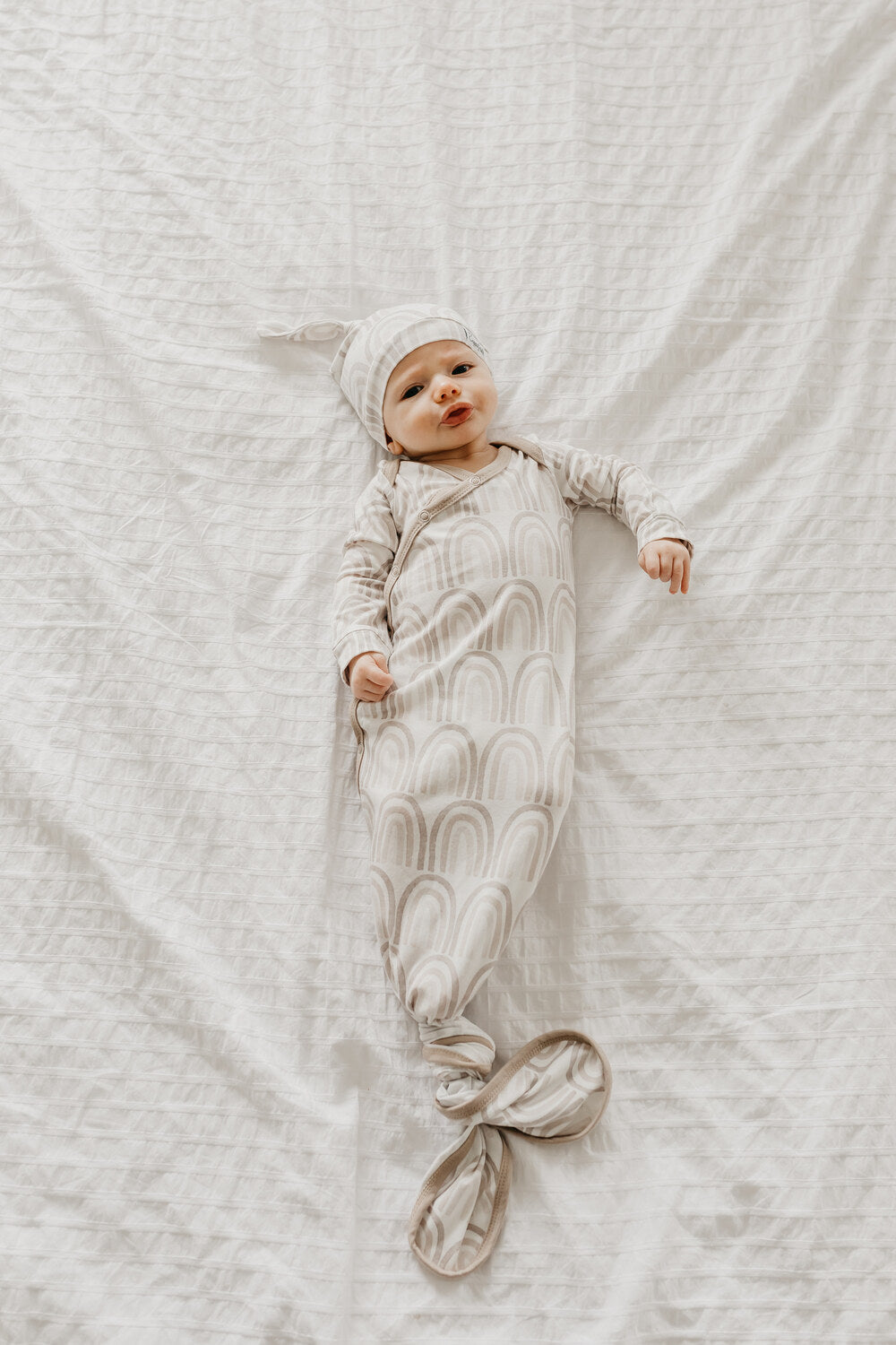 Bliss Newborn Knotted Gown