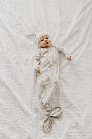 Bliss Newborn Knotted Gown
