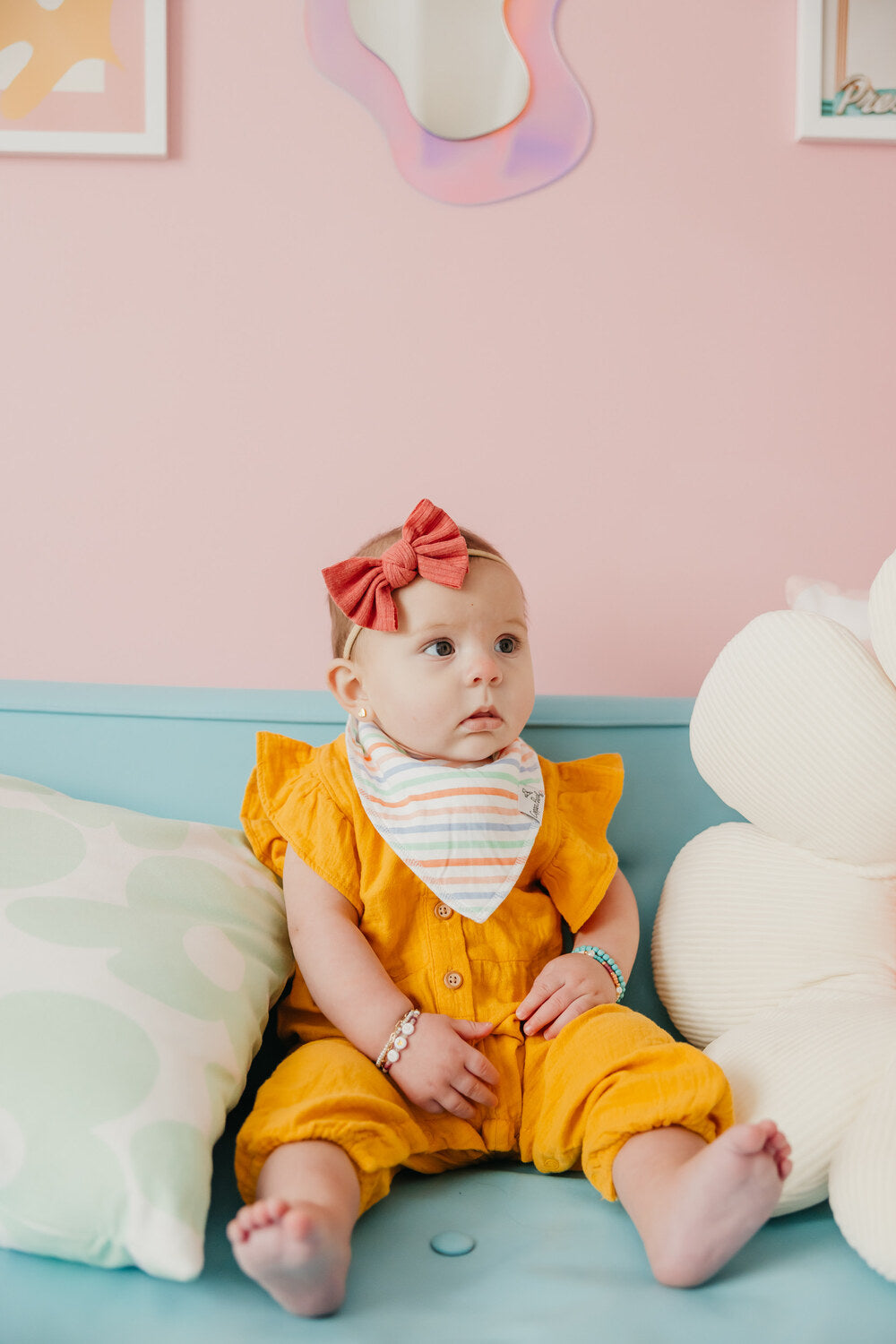 Cheery Bandana Bib Set