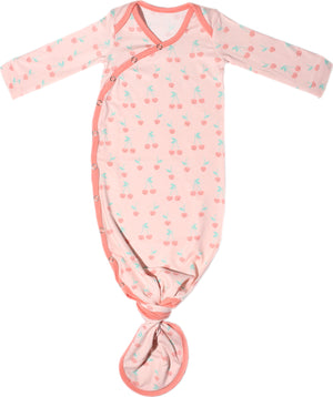 Cheery Newborn Knotted Gown