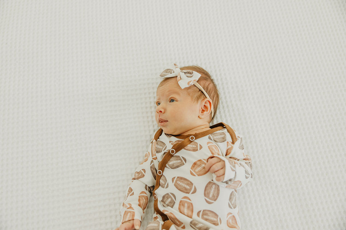 Blitz Newborn Knotted Gown