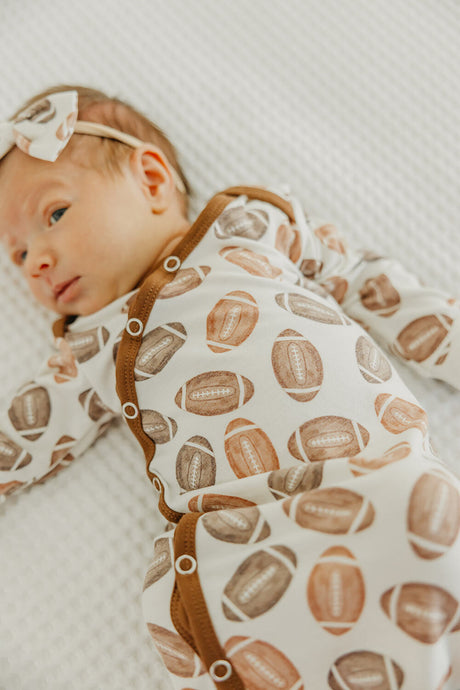 Blitz Newborn Knotted Gown
