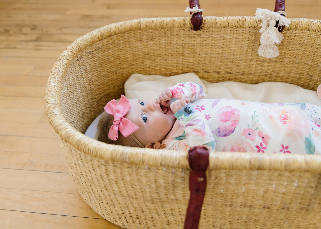 Bloom Knotted Gown 0-4mo