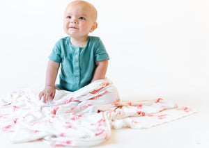 Lumberjack Baby Bandana Bib Set (4-pack)