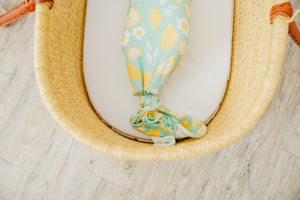 Lemon Newborn Knotted Gown