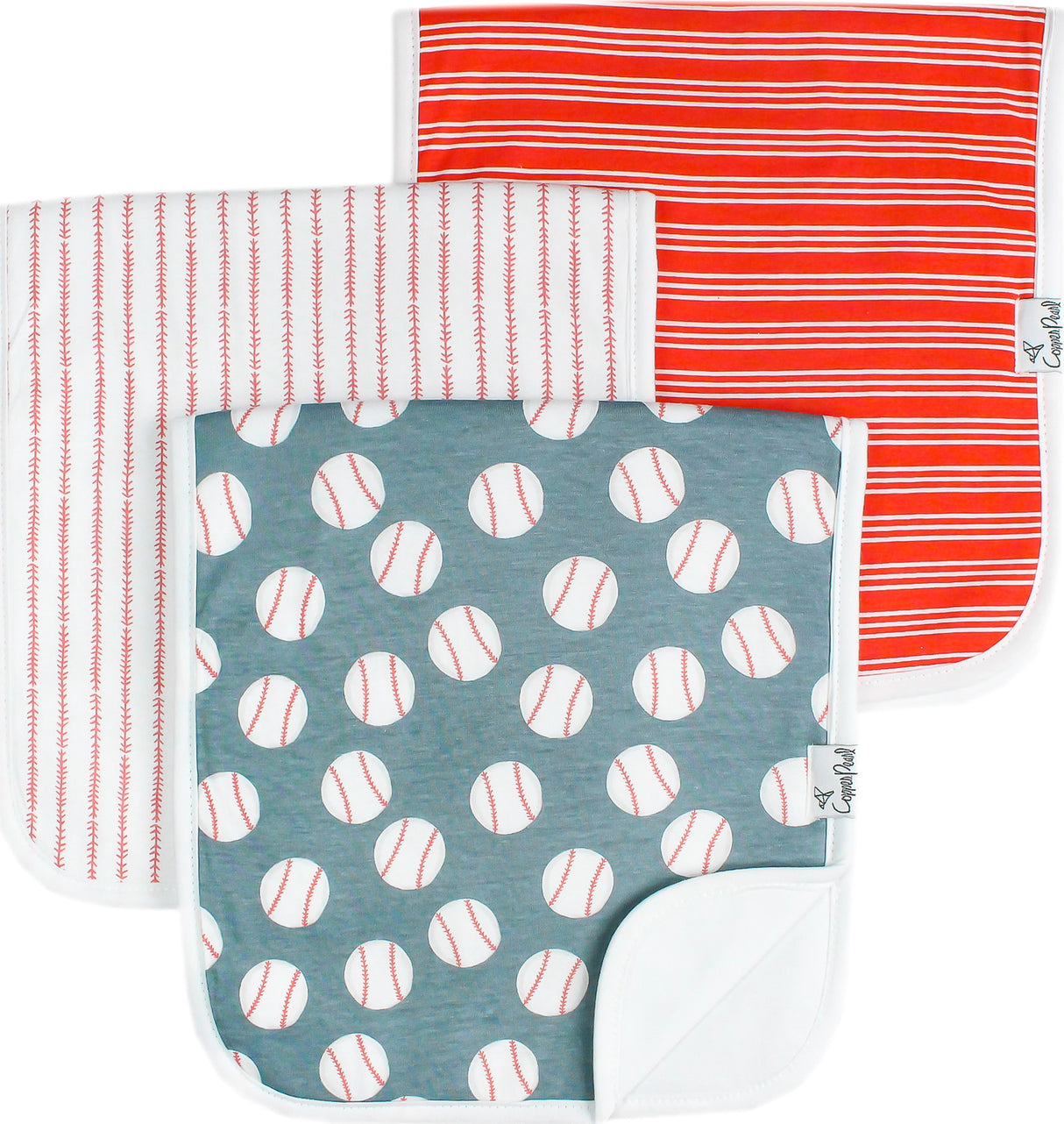 Slugger Burp Cloth Set