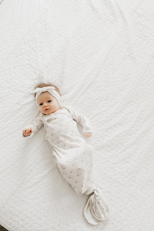 Shine Newborn Knotted Gown