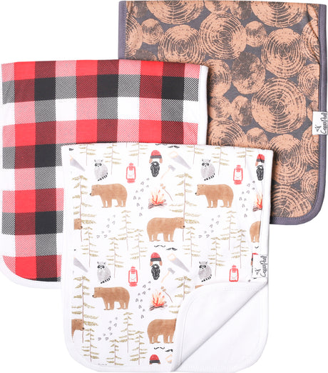 Lumberjack Burp Cloth Set (3-pack)