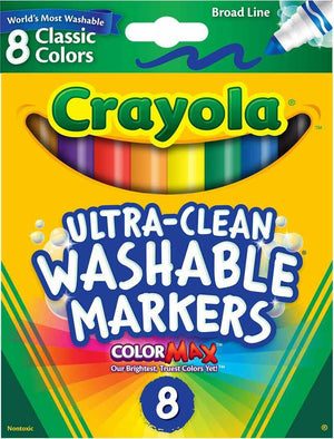 Ultra-Clean Washable Markers - Broad Line - 8 Count